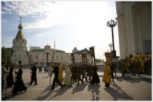 Крестный ход вокруг города Хабаровска. Начало пути (31 мая 2010 года)