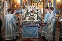 Успение Божией Матери. Всенощное бдение в Успенском Градо-Хабаровском соборе. 27 августа 2011г.