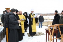 Совершена закладка храма в честь новомученицы Екатерины (Арской) на месте создания необычного поселения - Православной деревни